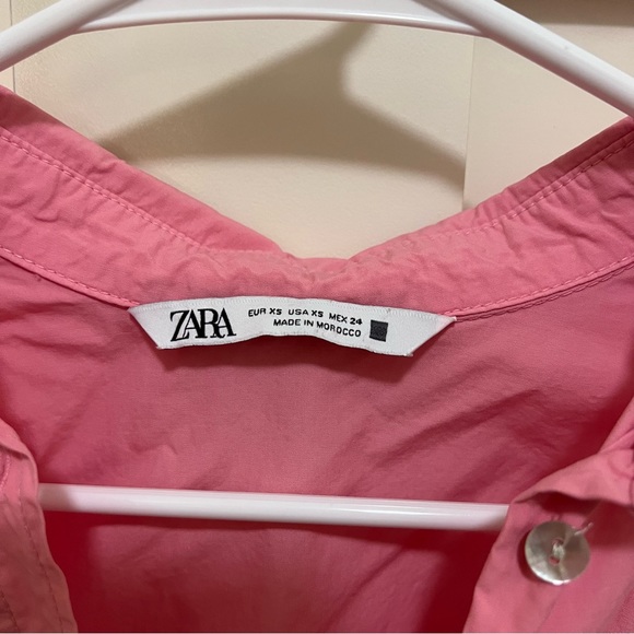Zara Pink Buttondown - Picture 2 of 3